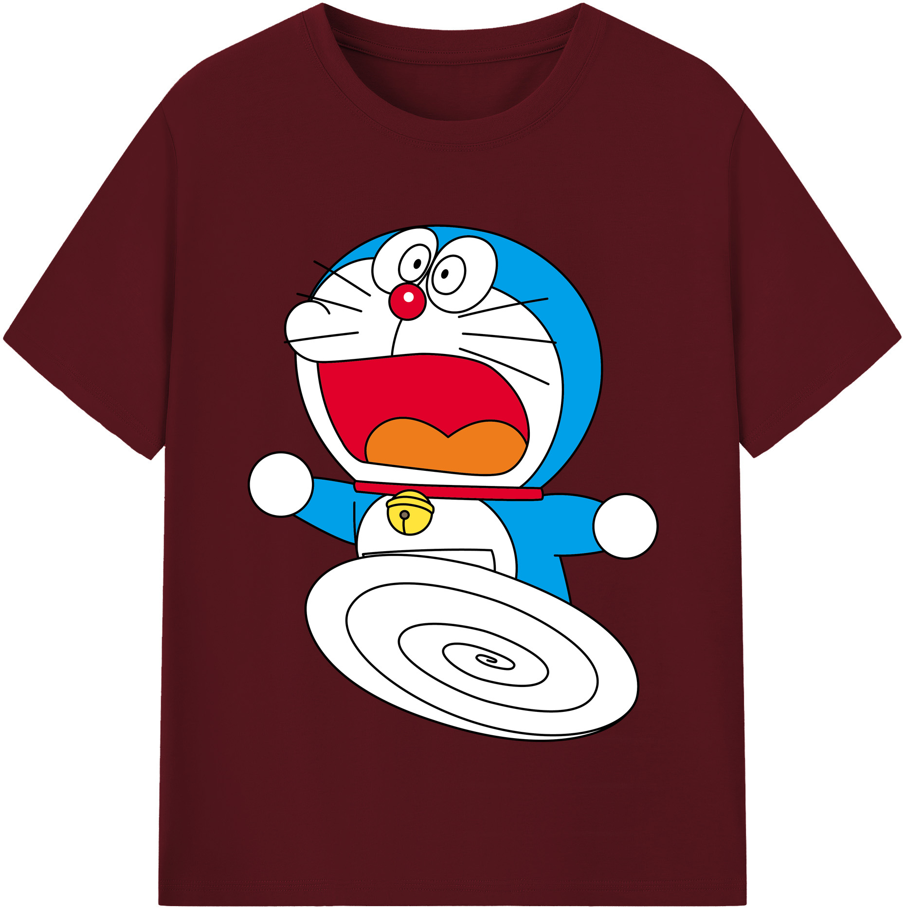 （画像用） ドラえもん Doraemon 綿100％半袖Tシャツ（フロントプリント）
